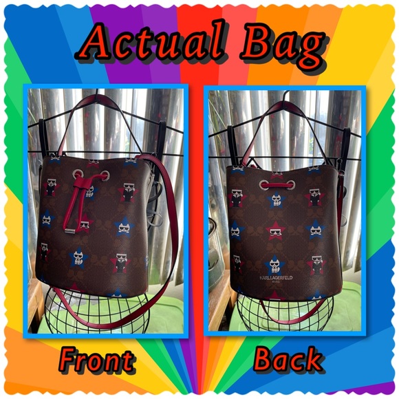 Karl Lagerfeld Paris “Maybelle” Collection Bucket Bag - Picture 4 of 11